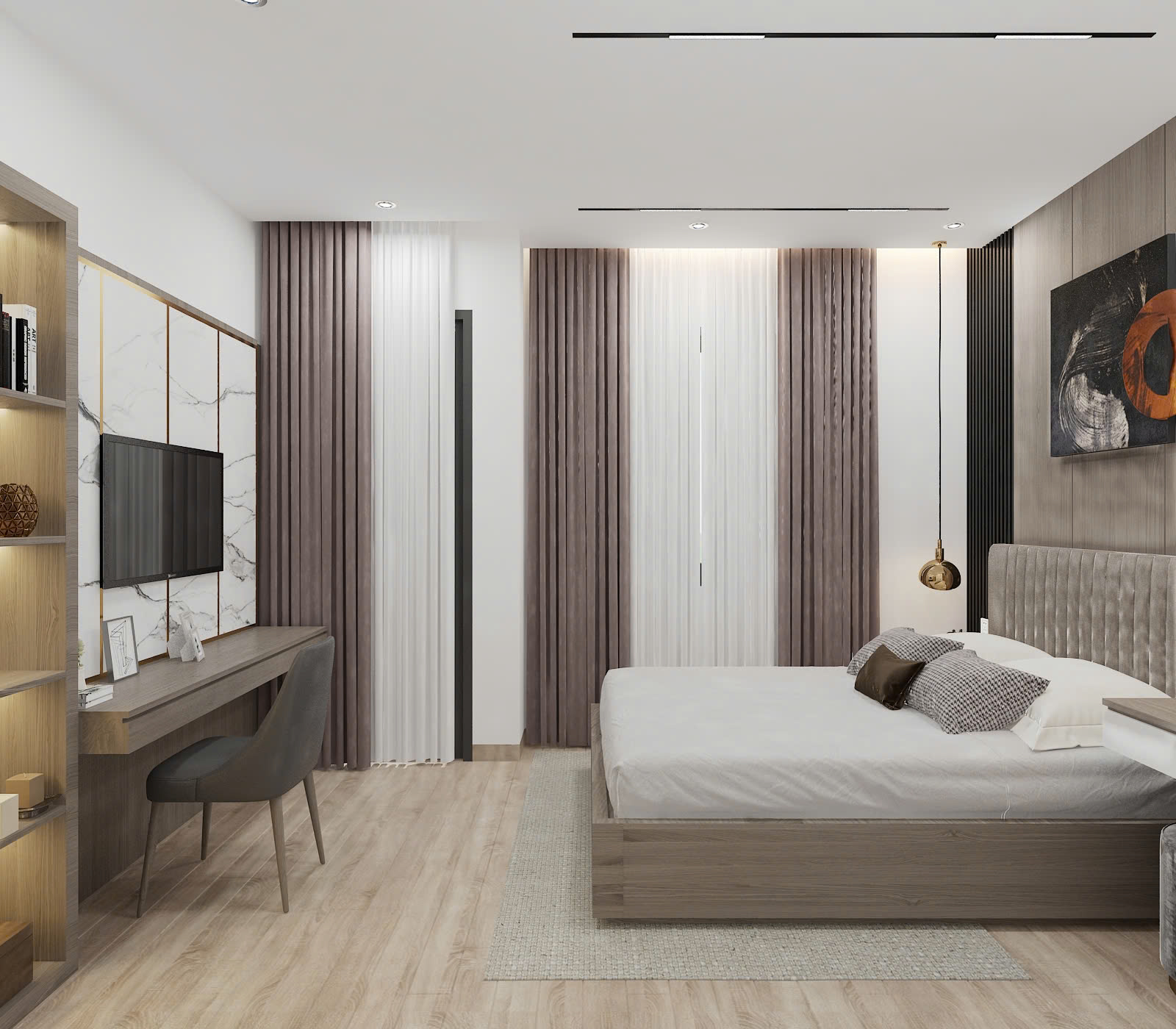 Dự án hoàn thiện nội thất nhà phố Quận 8 - Công ty Duy Phát