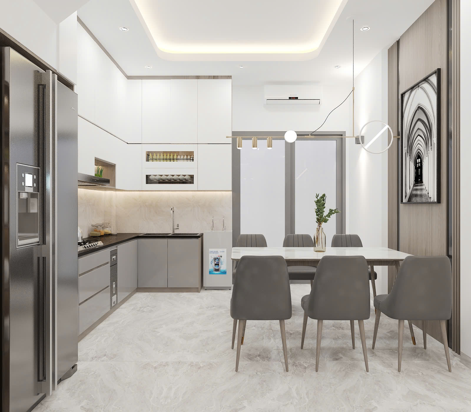 Dự án hoàn thiện nội thất nhà phố Quận 8 - Công ty Duy Phát