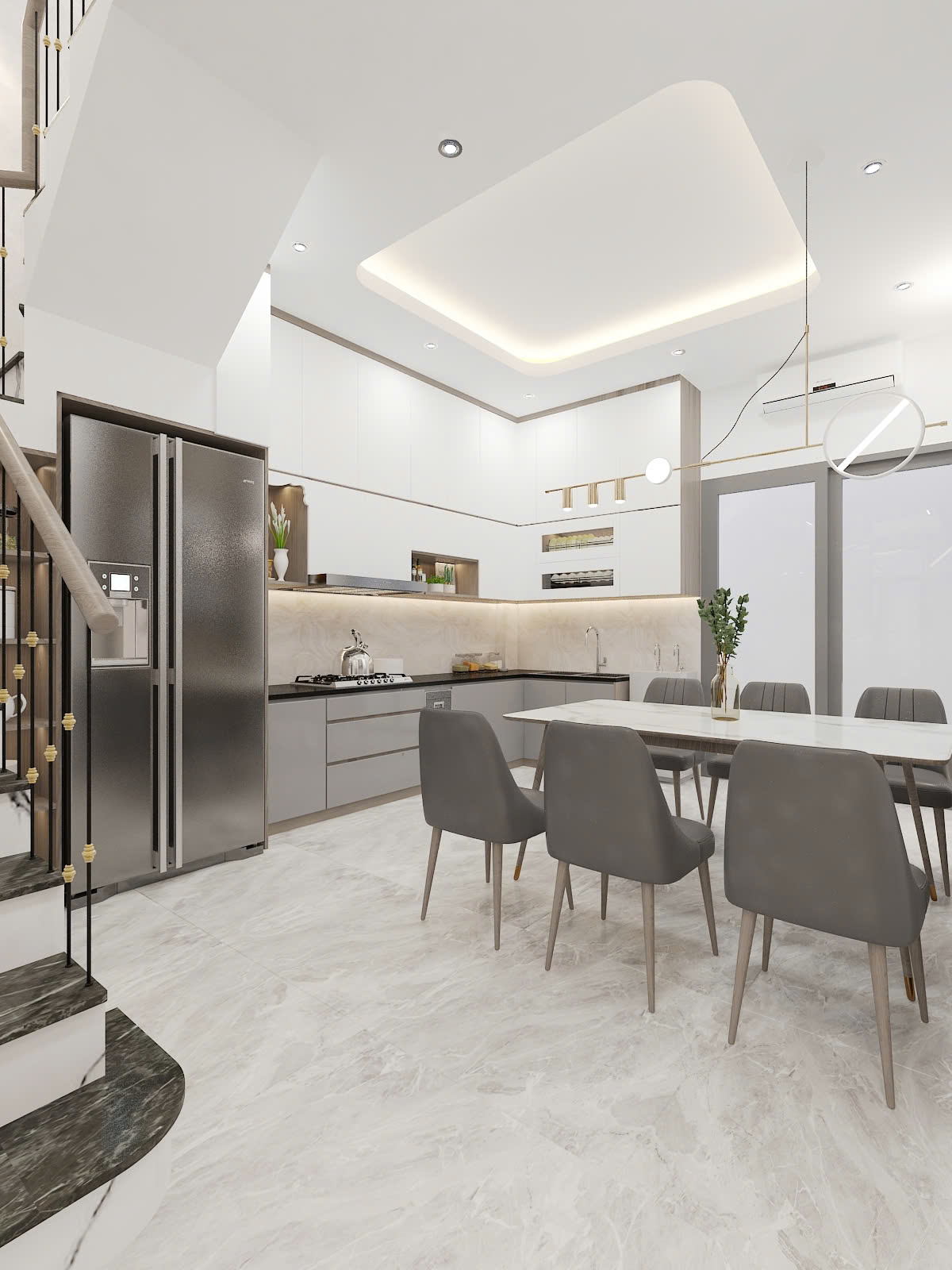 Dự án hoàn thiện nội thất nhà phố Quận 8 - Công ty Duy Phát