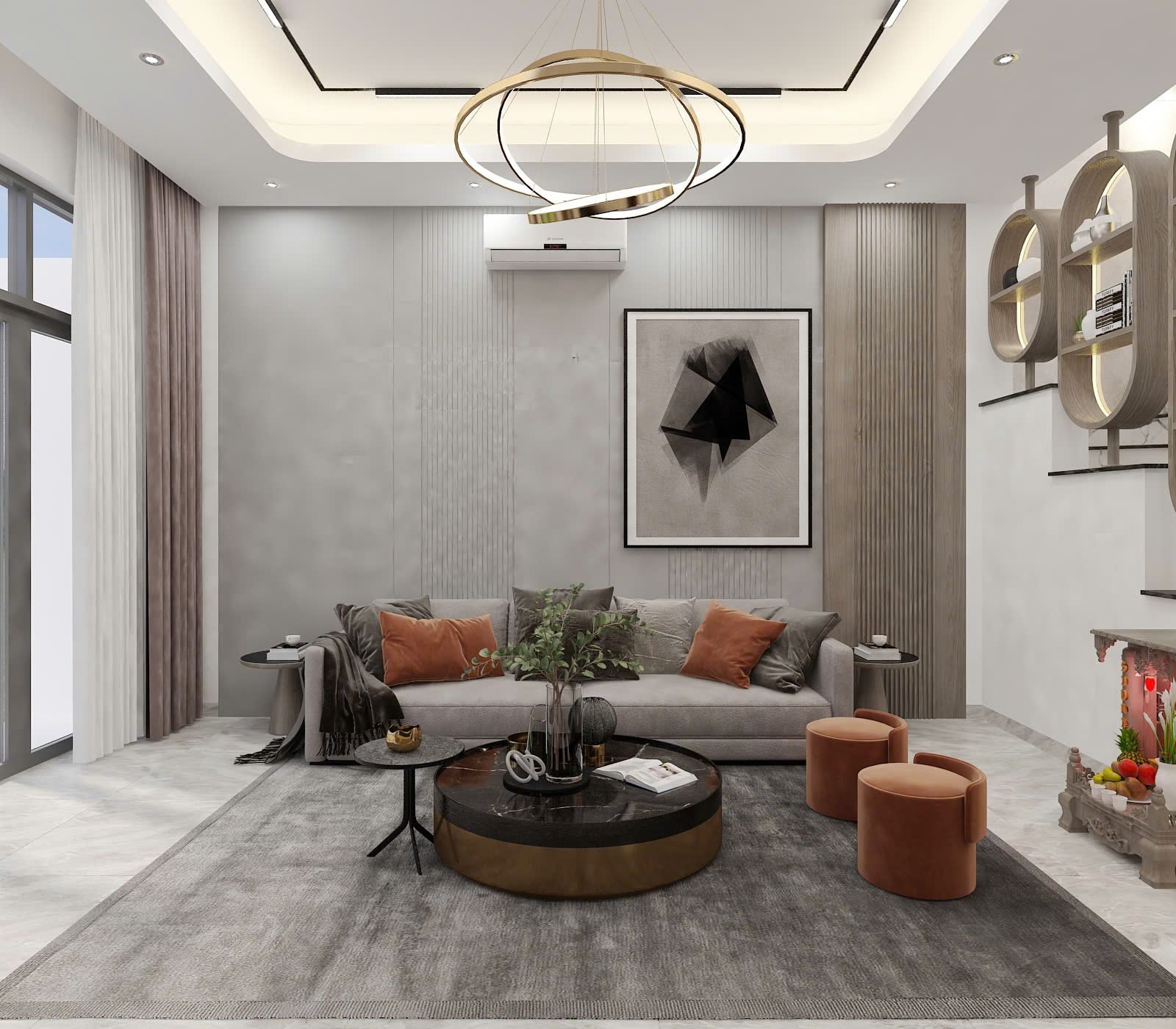 Dự án hoàn thiện nội thất nhà phố Quận 8 - Công ty Duy Phát