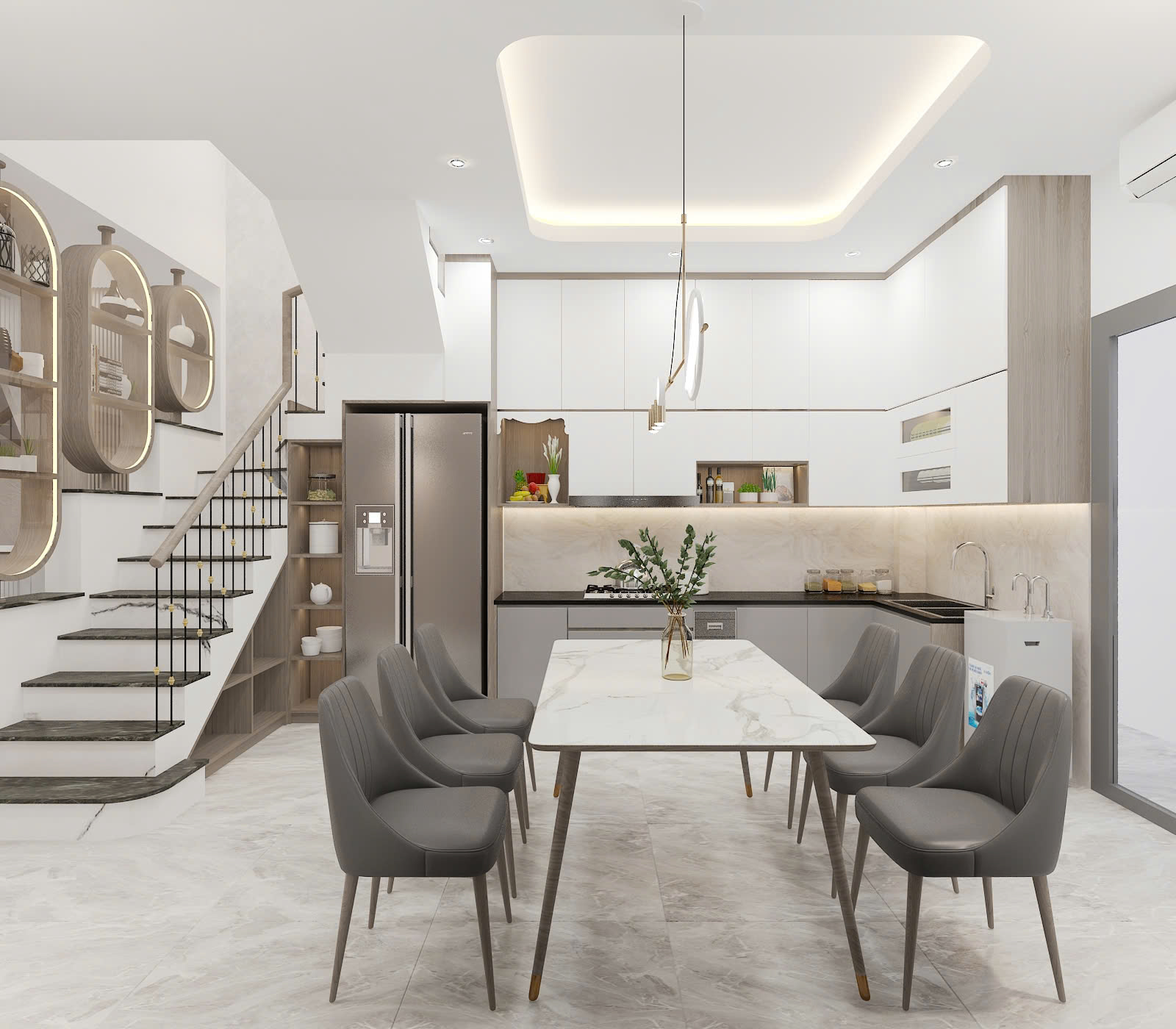 Dự án hoàn thiện nội thất nhà phố Quận 8 - Công ty Duy Phát